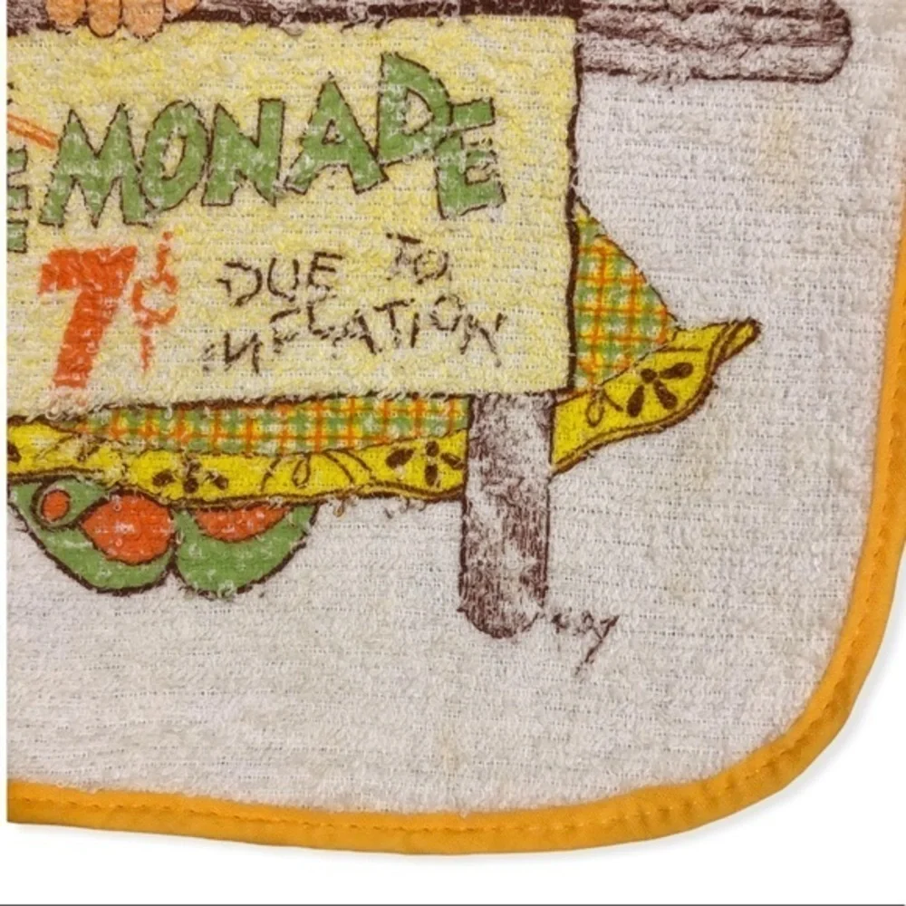 Inflation Joke Lemonade Stand Baby‎ Bib Vintage